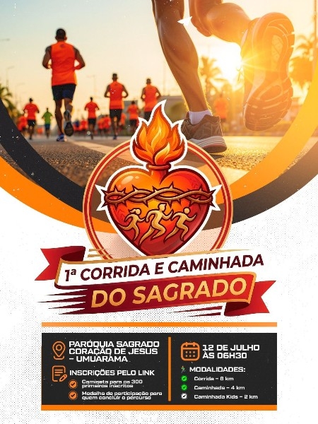1ª Corrida e Caminhada do Sagrado